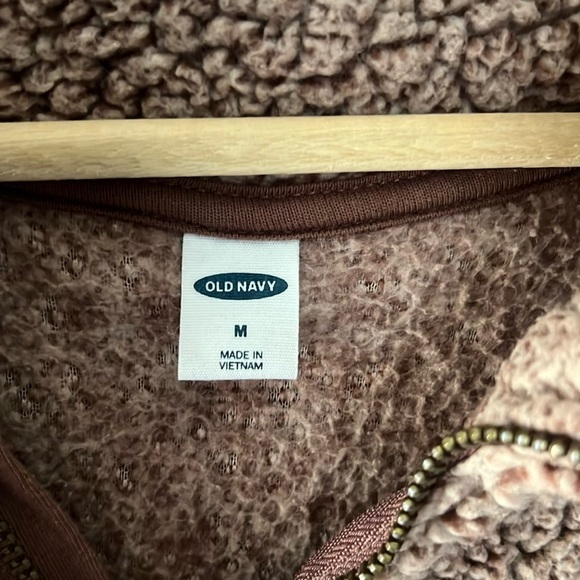Old navy Sherpa quarter zip - Picture 3 of 3